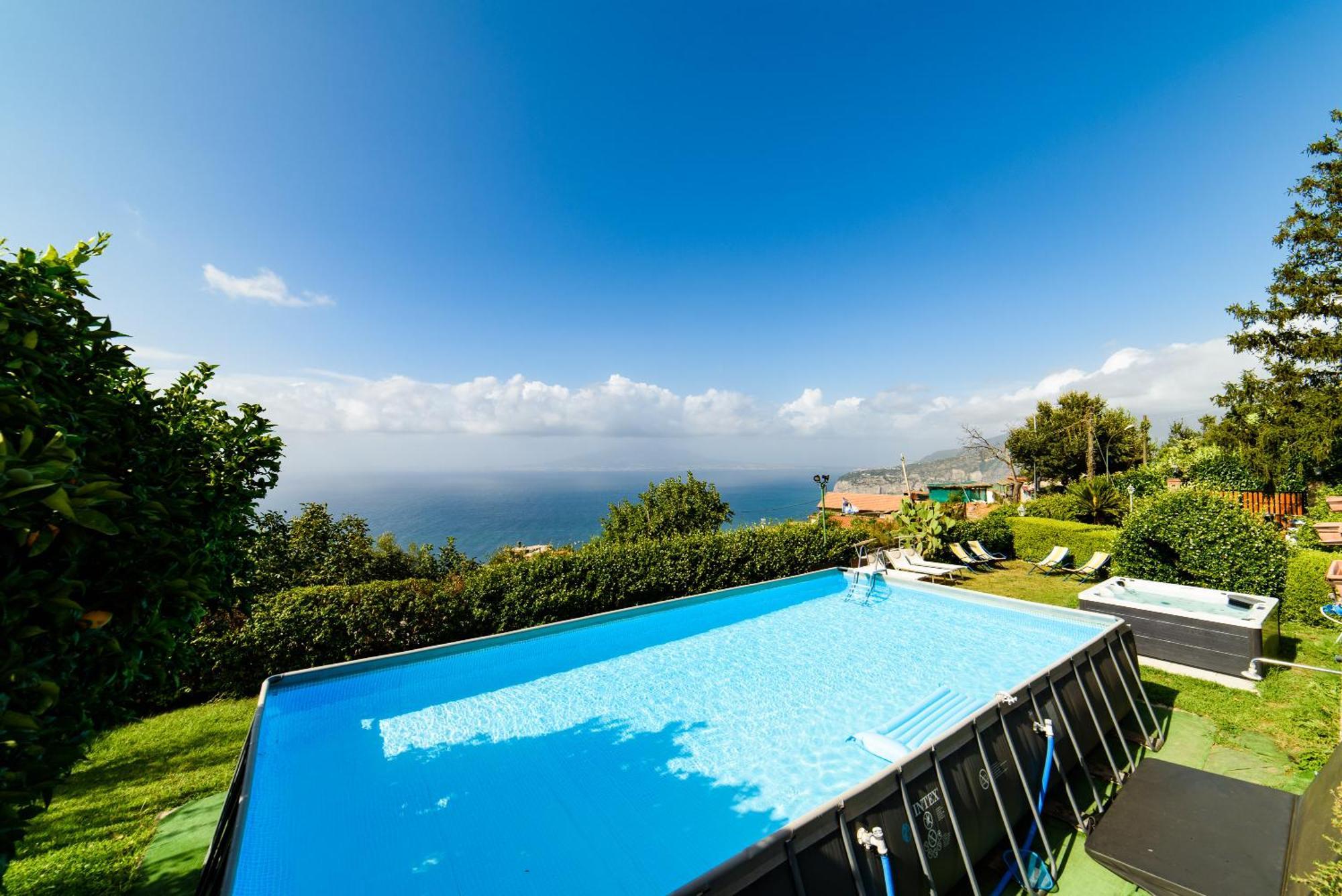 Estate4Home - Villa Luisa Play&Pool SantʼAgata sui Due Golfi Екстериор снимка